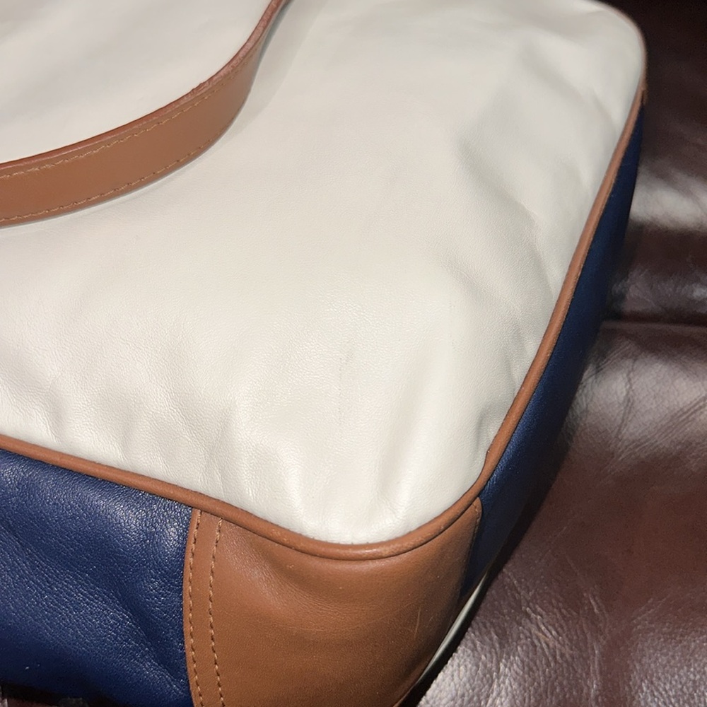 🔥🔥🔥Vintage Coach Colorblock Leather Shoulder Bag - Picture 11 of 15
